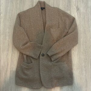 J. Crew Tan Knit Cardigan